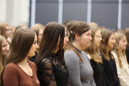 Immatrykulacja studentów Wydziału Nauk o Zdrowiu . Kliknij, aby powiększyć zdjęcie.