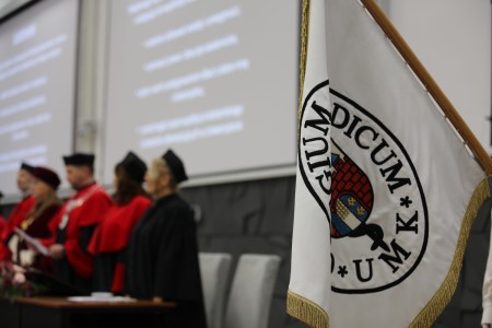 Immatrykulacja studentów Wydziału Nauk o Zdrowiu . Kliknij, aby powiększyć zdjęcie.