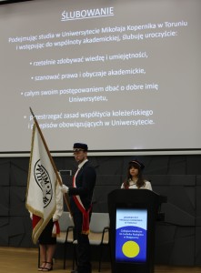Immatrykulacja studentów Wydziału Nauk o Zdrowiu . Kliknij, aby powiększyć zdjęcie.