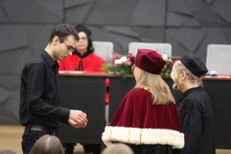 Immatrykulacja studentów Wydziału Nauk o Zdrowiu . Kliknij, aby powiększyć zdjęcie.