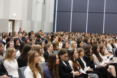 Immatrykulacja studentów Wydziału Nauk o Zdrowiu . Kliknij, aby powiększyć zdjęcie.