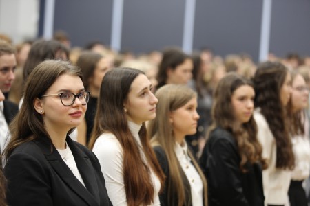 Immatrykulacja studentów Wydziału Nauk o Zdrowiu . Kliknij, aby powiększyć zdjęcie.
