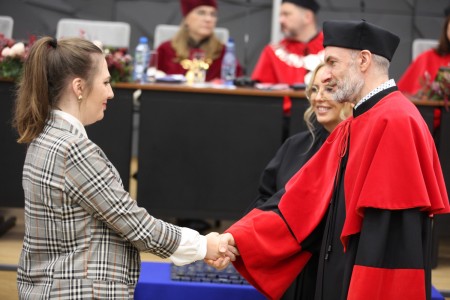 Immatrykulacja studentów Wydziału Nauk o Zdrowiu . Kliknij, aby powiększyć zdjęcie.