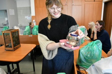 Zajęcia organizowane przez członków SKNB w ramach Dni Otwartych na WNBiW 