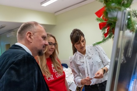 przedświąteczne spotkanie pracowników Collegium Medicum UMK. Kliknij, aby powiększyć zdjęcie.