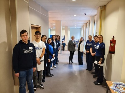 Warsztaty dla uczniów szkół ponadpodstawowych organizowanym przez Wydział Farmaceutyczny UMK CM 16-18 lutego 2026 . Kliknij, aby powiększyć zdjęcie.