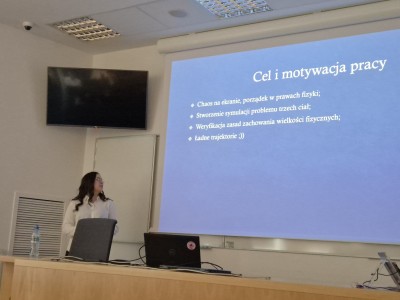  Kadry z finału w salach wykładowych Instytutu Fizyki. Kliknij, aby powiększyć zdjęcie.