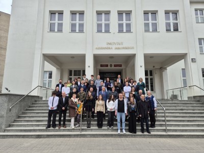  Kadry z finału w salach wykładowych Instytutu Fizyki. Kliknij, aby powiększyć zdjęcie.