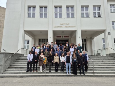  Kadry z finału w salach wykładowych Instytutu Fizyki. Kliknij, aby powiększyć zdjęcie.