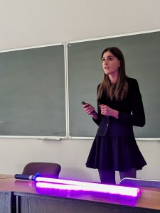  Kadry z finału w salach wykładowych Instytutu Fizyki. Kliknij, aby powiększyć zdjęcie.