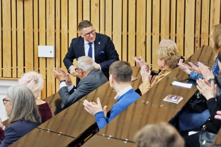 Wykład im. Antoniego Basińskiego [fot. Andrzej Romański]