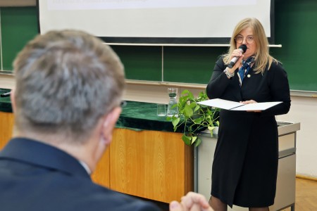 Wykład im. Antoniego Basińskiego [fot. Andrzej Romański]