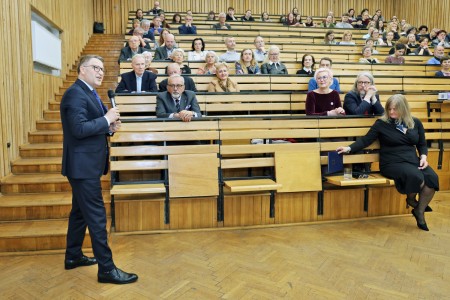Wykład im. Antoniego Basińskiego [fot. Andrzej Romański]