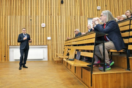 Wykład im. Antoniego Basińskiego [fot. Andrzej Romański]