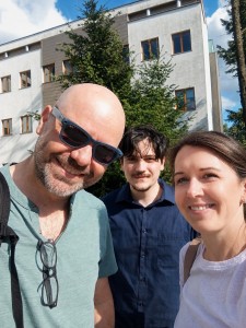 Wizyta specjalistów z zakresu psychologii eksperymentalnej z Université Libre de Bruxelles. Kliknij, aby powiększyć zdjęcie.