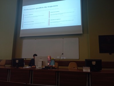 Wizyta specjalistów z zakresu psychologii eksperymentalnej z Université Libre de Bruxelles. Kliknij, aby powiększyć zdjęcie.