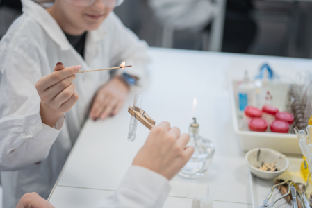 Warsztaty na Wydziale Chemii UMK [fot. Krzysztof Fabisiak]