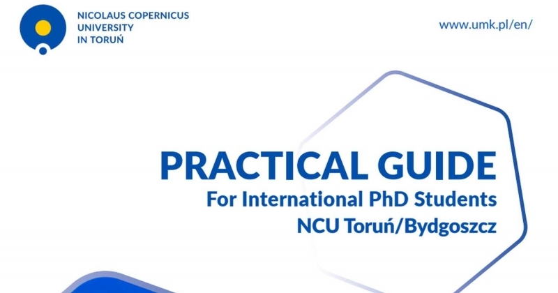 obrazek wiadomości: Guide / information booklet for future doctoral students.