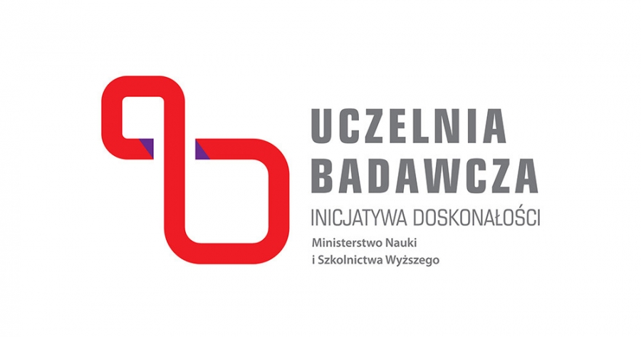 logotyp Inicjatywy Doskonałości, Uczelnia Badawcza