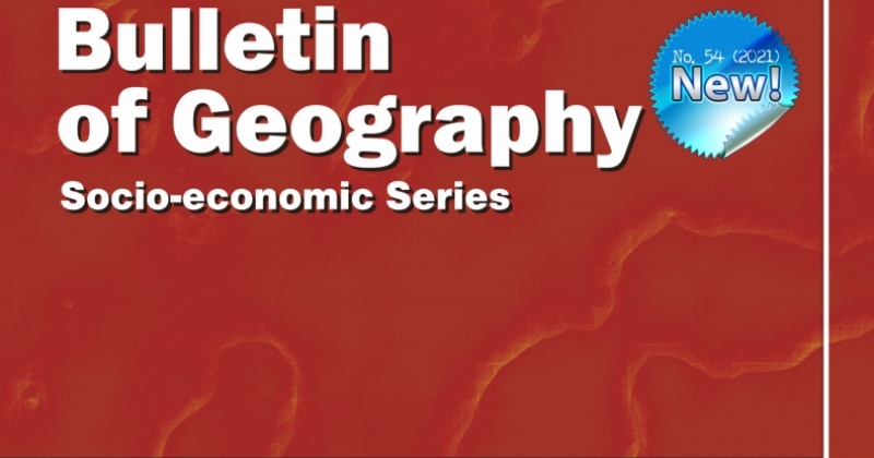 obrazek wiadomości: Bulletin of Geography. Socio-economic Series (54 numer)
