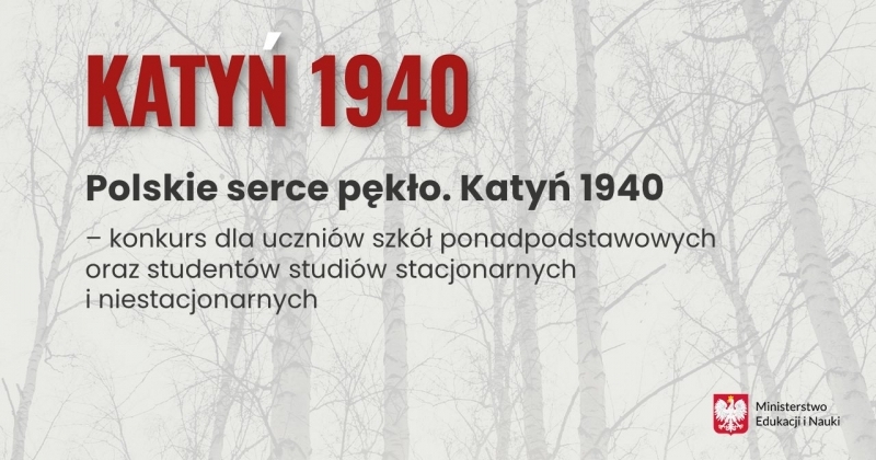 obrazek wiadomości: Konkurs: "Polskie Serce Pękło. Katyń 1940"