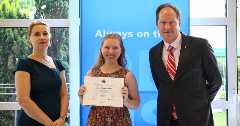 obrazek wiadomości: Congratulations, Alison!