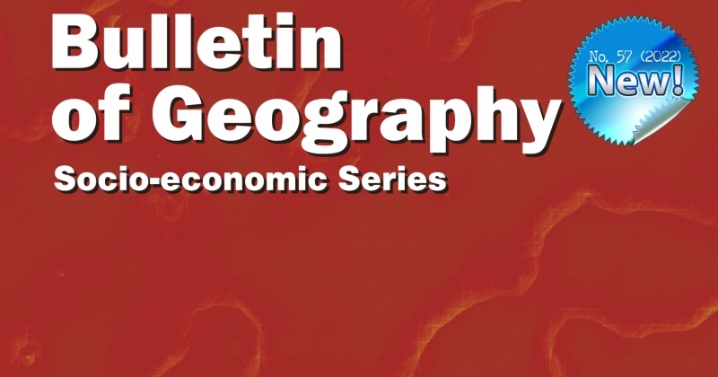 obrazek wiadomości: Bulletin of Geography. Socio-economic Series (57 numer)