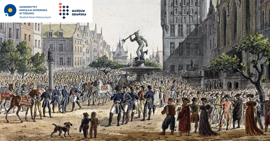 Obraz przedstawiający stary Gdańsk