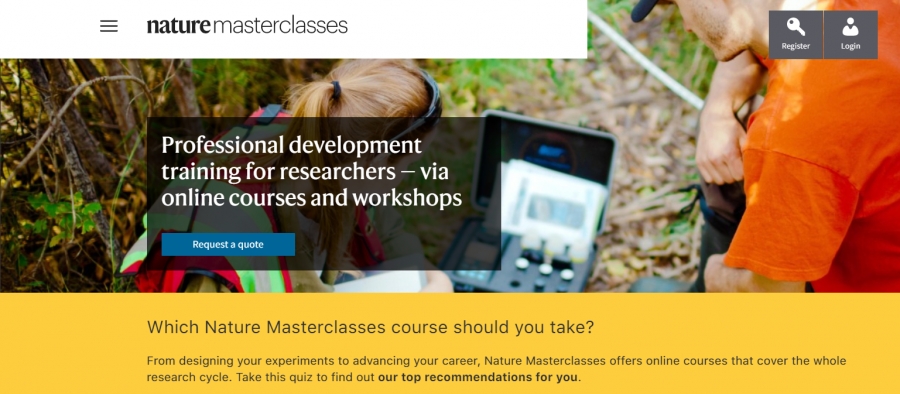 Informacja o kursach  Nature Masterclasses