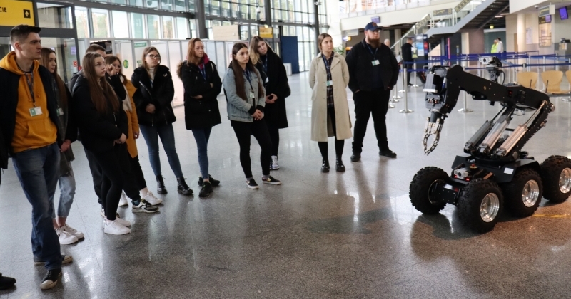 obrazek wiadomości: Koło Naukowe Służb Mundurowych z wizytą w Placówce Straży Granicznej w Bydgoszczy