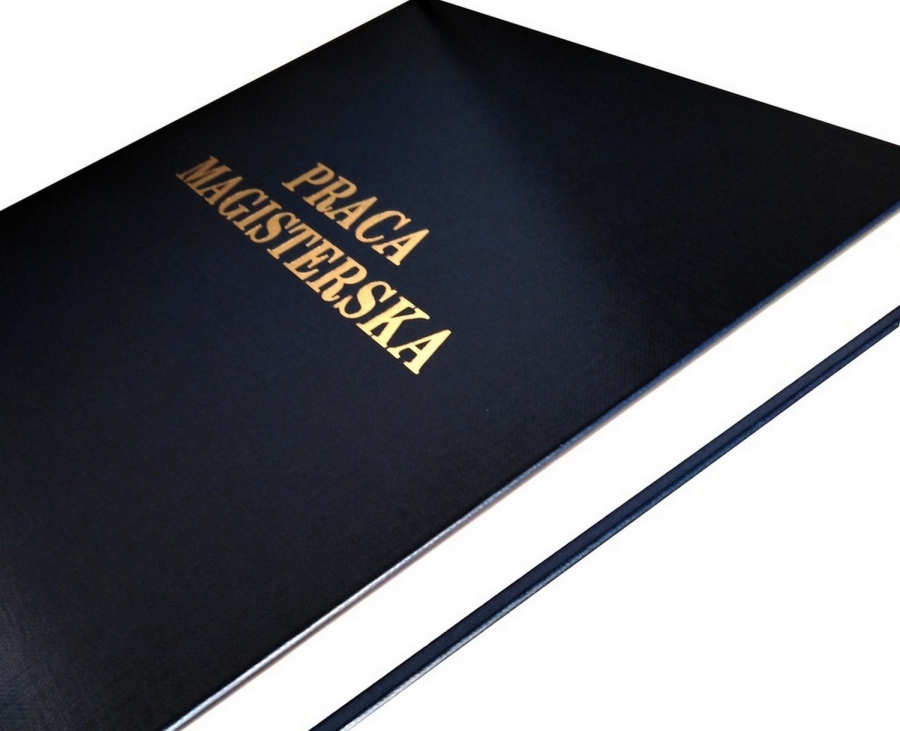 Okładka pracy magisterskiej