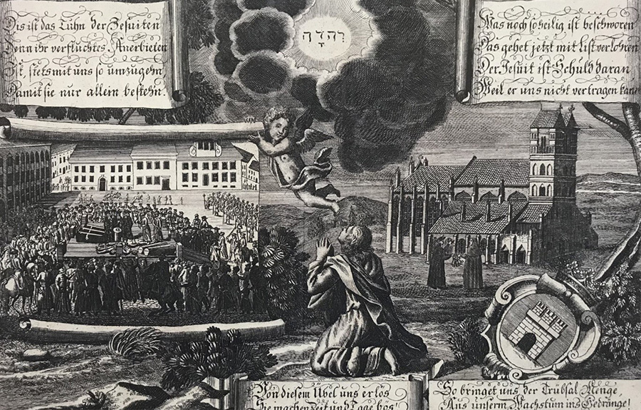 rycina przedstawiająca Tumult toruński z 1724 roku