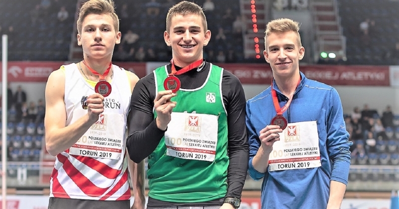 obrazek wiadomości: Adrian Brzezinski's silver medal in the Indoor Polish Championships!