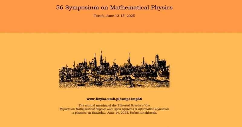 Web page of 56 Symposium on Mathematical Physics