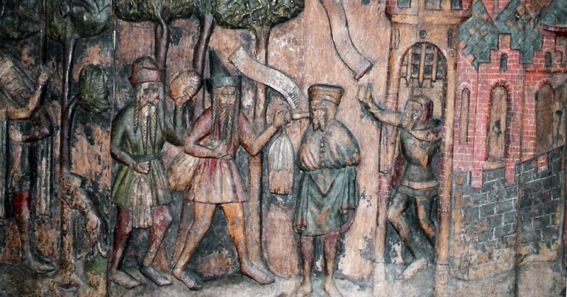 Stralsund, right panel of the Riga traders' pew