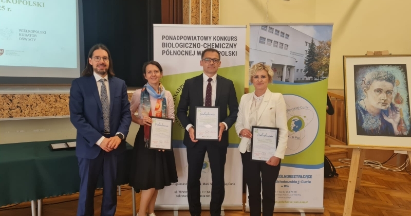 Wydział Farmaceutyczny Collegium Medicum w Bydgoszczy UMK w Toruniu partnerem III edycji Ponadpowiatowego Konkursu Biologiczno-Chemicznego Północnej Wielkopolski