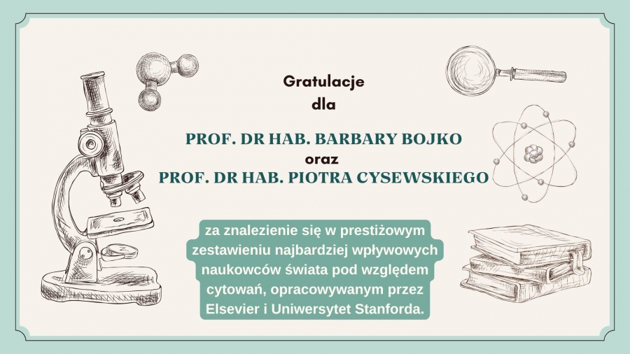 gratulacje dla profesorów
