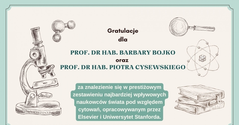 gratulacje dla profesorów