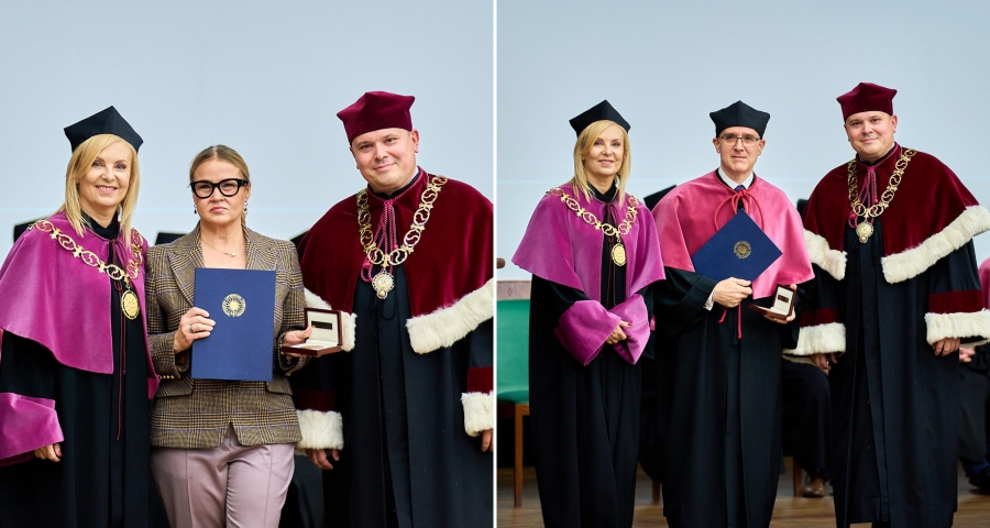 Medale wręczone zostały w trakcie tegorocznej inauguracji roku akademickiego. 