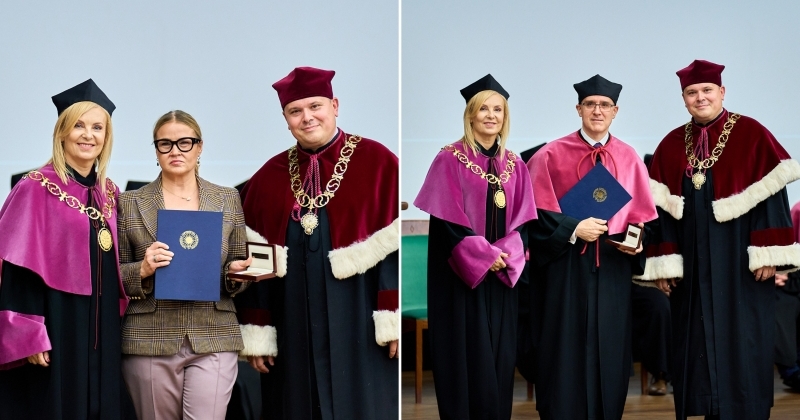 Medale wręczone zostały w trakcie tegorocznej inauguracji roku akademickiego. 