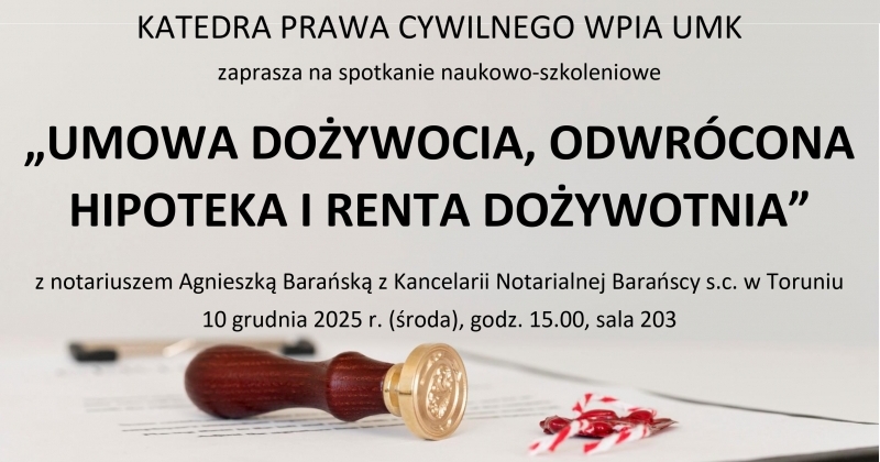 obrazek wiadomości: Spotkanie z notariuszem Agnieszką Barańską