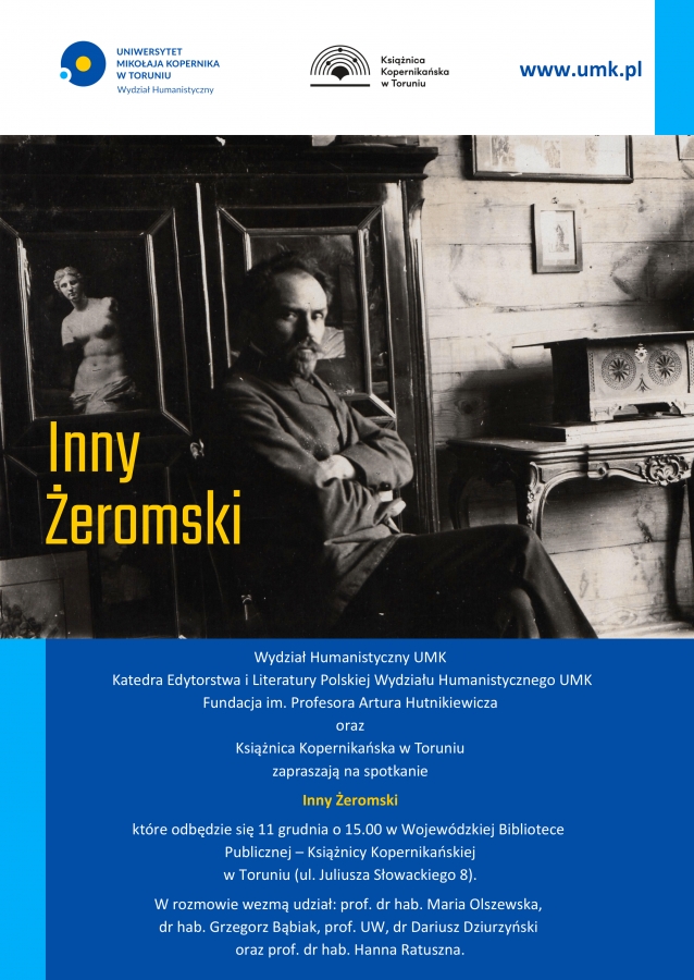 Plakat promujący otwarte spotkanie naukowe 