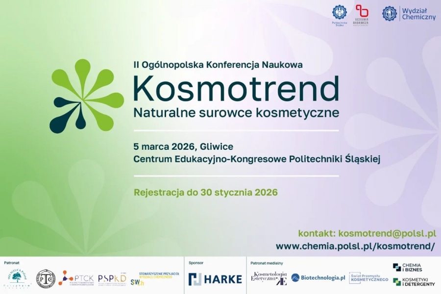 Zaproszenie na II Ogólnopolską Konferencję  Naukową ?Kosmotrend ? Naturalne Surowce Kosmetyczne?,