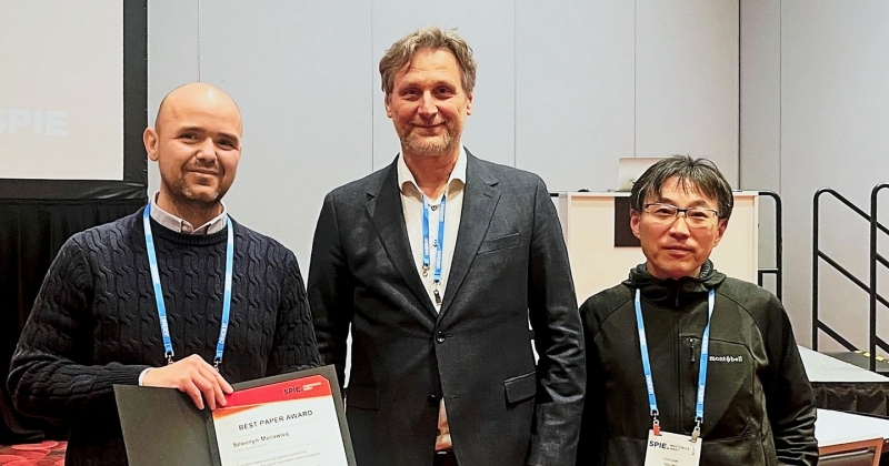 Nagroda Best Paper Award za najlepszą prezentację podczas międzynarodowej konferencji SPIE Photonics West 2026