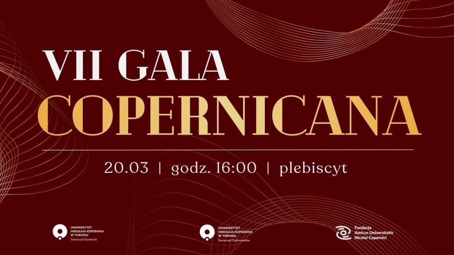 Grafika promująca 7. edycję Gali Copernicana.