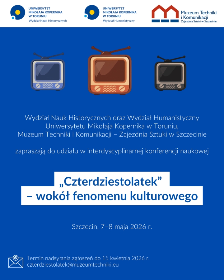 Plakat promujący konferencję: ?Czterdziestolatek? ? wokół fenomenu kulturowego