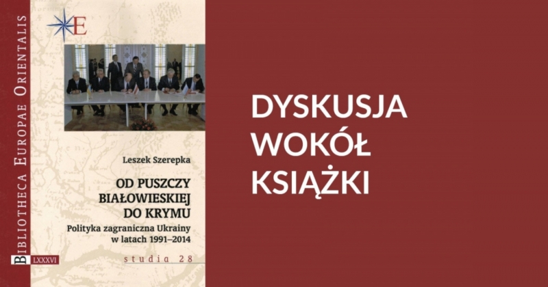 Okładka książki wraz z dodanym z prawej strony tekstem "dyskusja wokół książki".