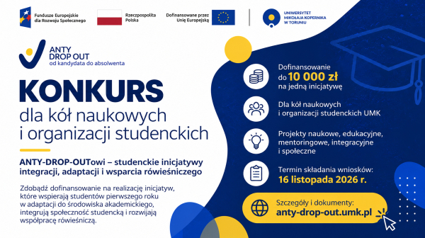 Konkurs dla kół naukowych i organizacji studenckich 2026