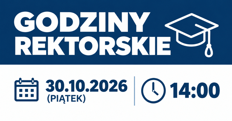 obrazek wiadomości: Godziny rektorskie