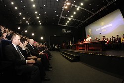 Świętu Uniwersytetu w sali kinowej klubu Od Nowa (więcej zdjęć poniżej) [fot. Andrzej Romański]